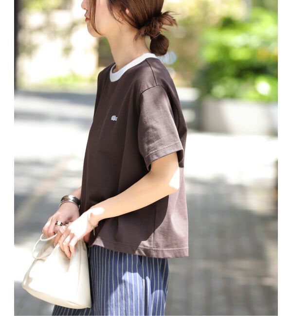 JOURNAL STANDARD relume「《追加》別注【LACOSTE/ラコステ】リンガーTシャツ」|Tシャツ・カットソー|