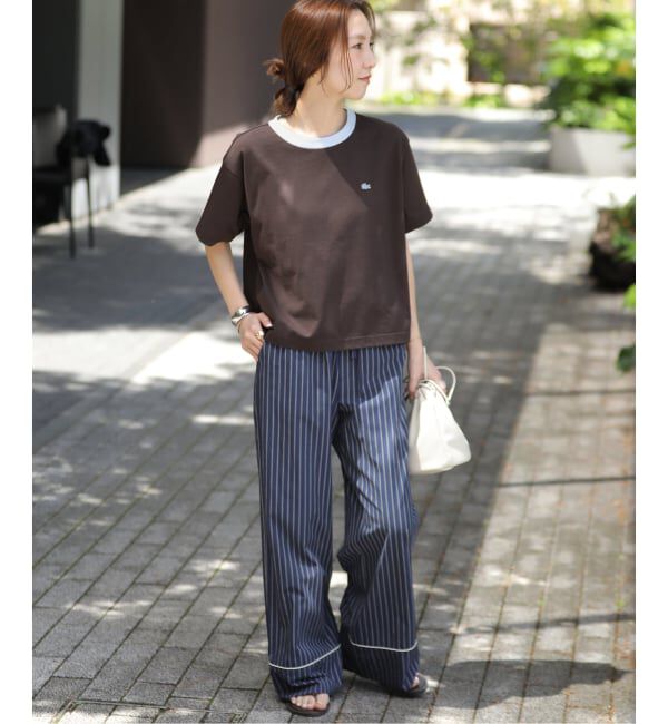 JOURNAL STANDARD relume「《追加》別注【LACOSTE/ラコステ】リンガーTシャツ」|Tシャツ・カットソー|
