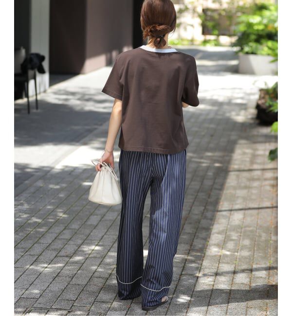 JOURNAL STANDARD relume「《追加》別注【LACOSTE/ラコステ】リンガーTシャツ」|Tシャツ・カットソー|