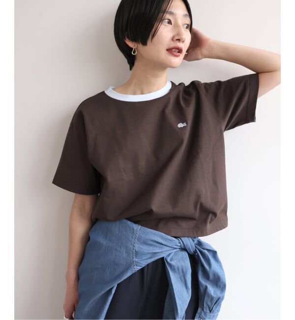 JOURNAL STANDARD relume「《追加》別注【LACOSTE/ラコステ】リンガーTシャツ」|Tシャツ・カットソー|