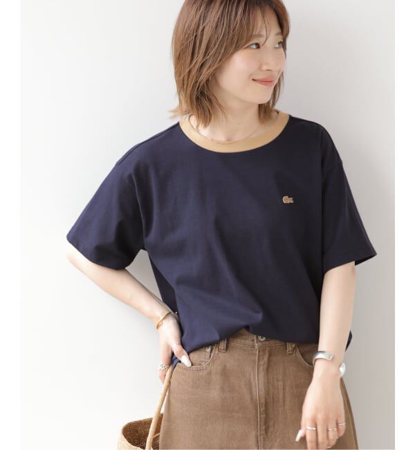 JOURNAL STANDARD relume「《追加》別注【LACOSTE/ラコステ】リンガーTシャツ」|Tシャツ・カットソー|