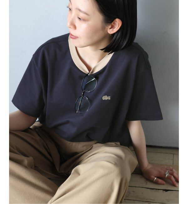 JOURNAL STANDARD relume「《追加》別注【LACOSTE/ラコステ】リンガーTシャツ」|Tシャツ・カットソー|