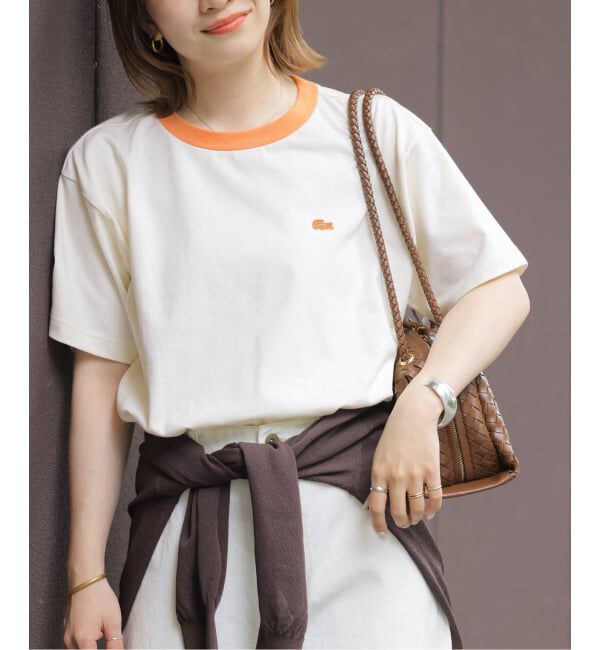 JOURNAL STANDARD relume「《追加》別注【LACOSTE/ラコステ】リンガーTシャツ」|Tシャツ・カットソー|