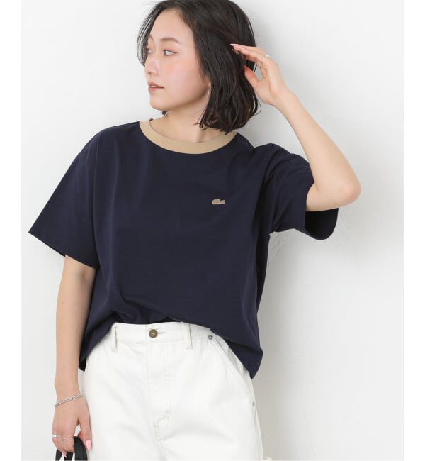JOURNAL STANDARD relume「《追加》別注【LACOSTE/ラコステ】リンガーTシャツ」|Tシャツ・カットソー|