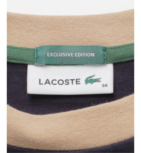 JOURNAL STANDARD relume「《追加》別注【LACOSTE/ラコステ】リンガーTシャツ」|Tシャツ・カットソー|