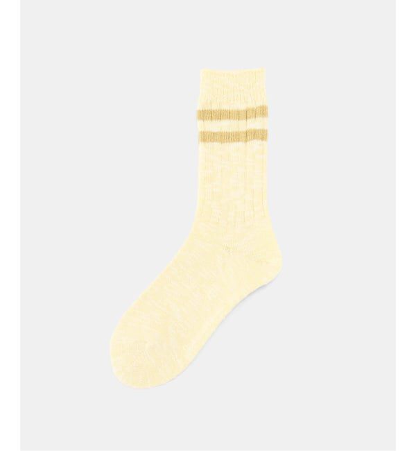 JOURNAL STANDARD「【ROSTER SOX / ロスターソックス 】  SLUB GLITTER LINE」|ソックス|イエロー