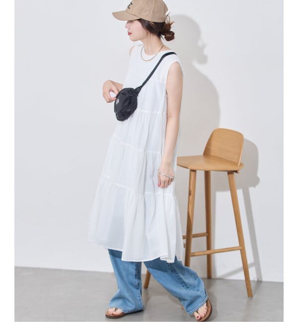JOURNAL STANDARD「シアーボイルティアード ワンピース」|ワンピース|