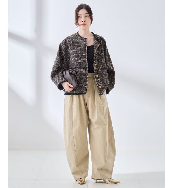journal standard L'essage「《予約》GIOLICA TWEED ドルマンジャケット」|その他|