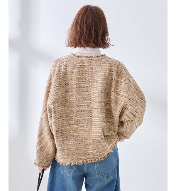 journal standard L'essage「《予約》GIOLICA TWEED ドルマンジャケット」|その他|