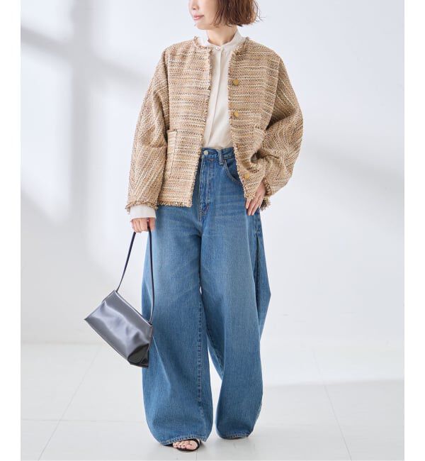 journal standard L'essage「《予約》GIOLICA TWEED ドルマンジャケット」|その他|