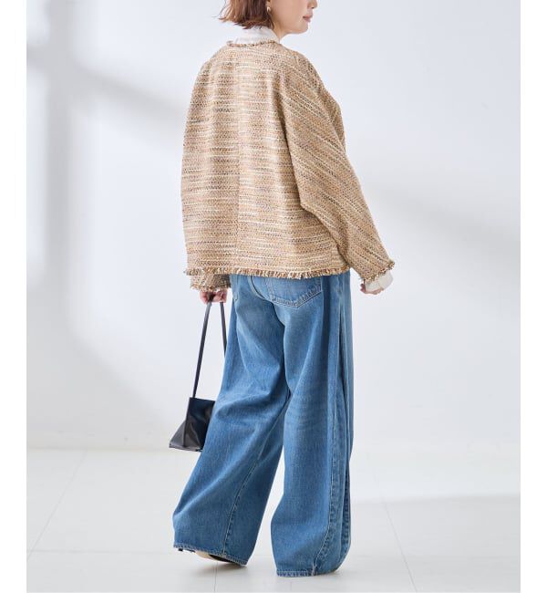 journal standard L'essage「《予約》GIOLICA TWEED ドルマンジャケット」|その他|