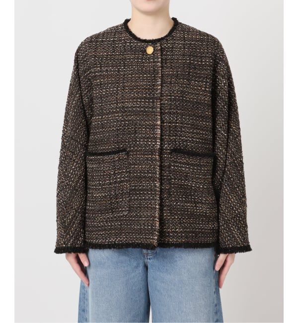 journal standard L'essage「《予約》GIOLICA TWEED ドルマンジャケット」|その他|
