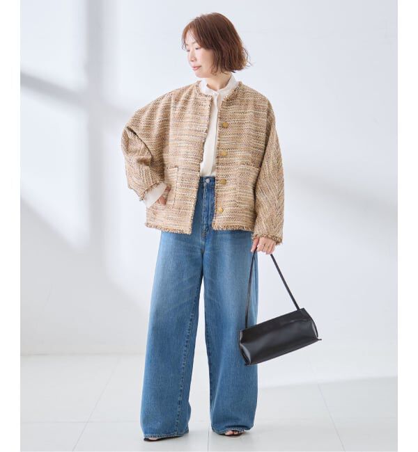journal standard L'essage「《予約》GIOLICA TWEED ドルマンジャケット」|その他|