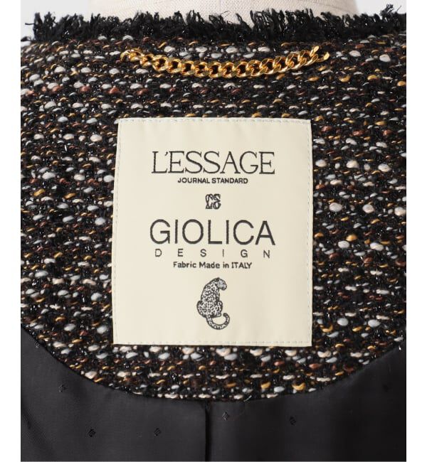 journal standard L'essage「《予約》GIOLICA TWEED ドルマンジャケット」|その他|