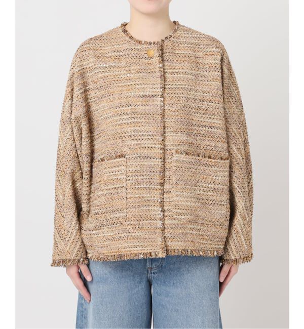 journal standard L'essage「《予約》GIOLICA TWEED ドルマンジャケット」|その他|