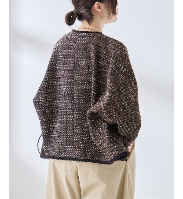 journal standard L'essage「《予約》GIOLICA TWEED ドルマンジャケット」|その他|