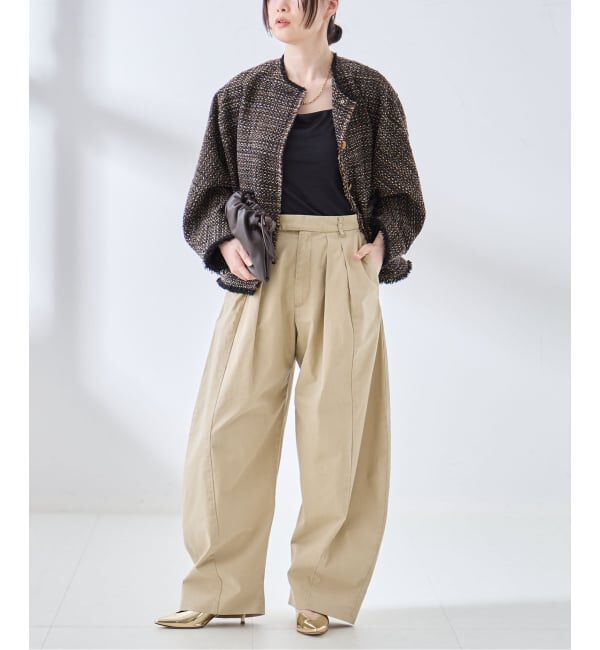 journal standard L'essage「《予約》GIOLICA TWEED ドルマンジャケット」|その他|