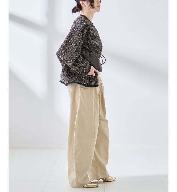 journal standard L'essage「《予約》GIOLICA TWEED ドルマンジャケット」|その他|
