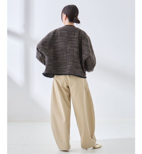 journal standard L'essage「《予約》GIOLICA TWEED ドルマンジャケット」|その他|