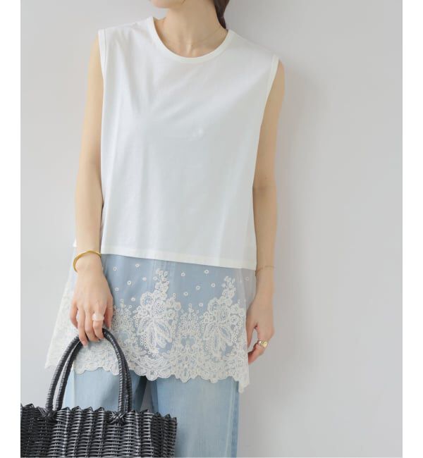 JOURNAL STANDARD relume「チュールレースヘムチュニック」|チュニック|
