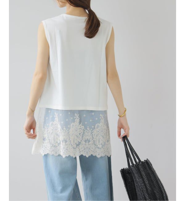 JOURNAL STANDARD relume「チュールレースヘムチュニック」|チュニック|