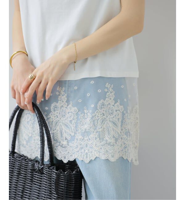 JOURNAL STANDARD relume「チュールレースヘムチュニック」|チュニック|