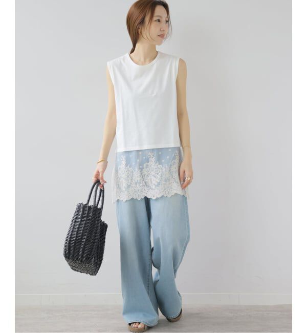 JOURNAL STANDARD relume「チュールレースヘムチュニック」|チュニック|