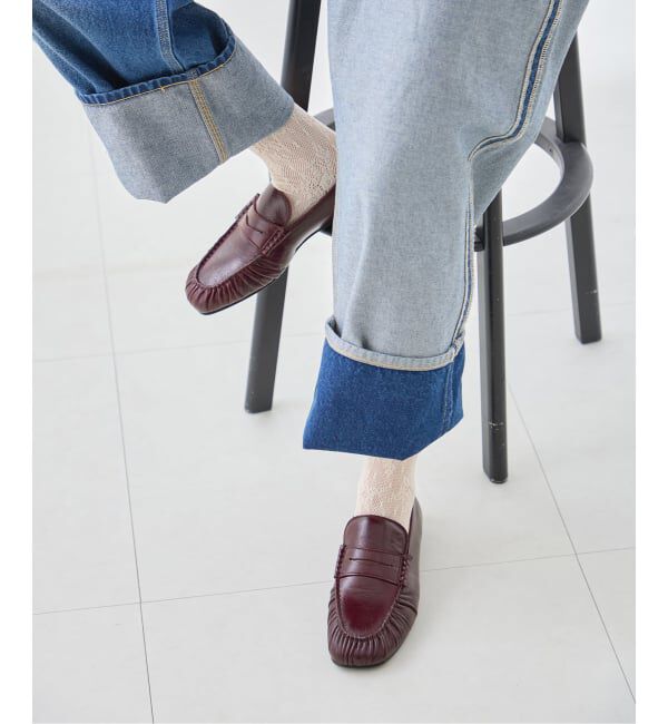 journal standard L'essage「ALOHAS/アロハス Aven Rift Burgundy Leather Loafer ローファー」|ローファー|
