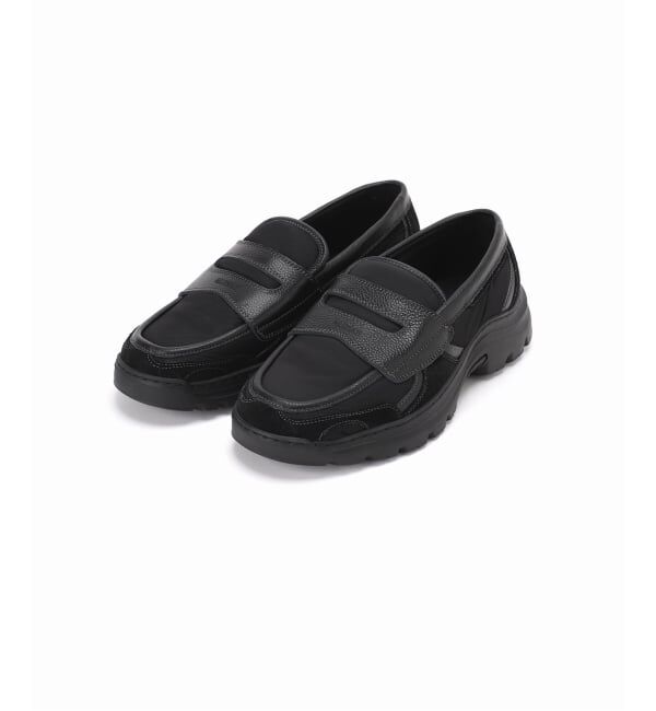 journal standard L'essage「ALOHAS/アロハス Tb.60 Black Leather Sneakers ローファースニーカー」|ローファー|