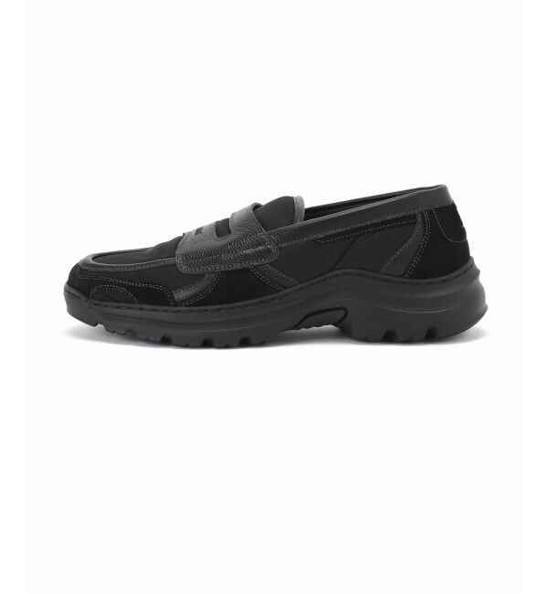 journal standard L'essage「ALOHAS/アロハス Tb.60 Black Leather Sneakers ローファースニーカー」|ローファー|