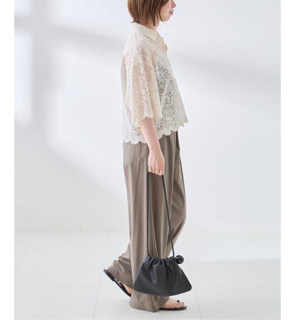 journal standard L'essage「オーガニックコットンMIXレースシャツ」|シャツ・ブラウス|