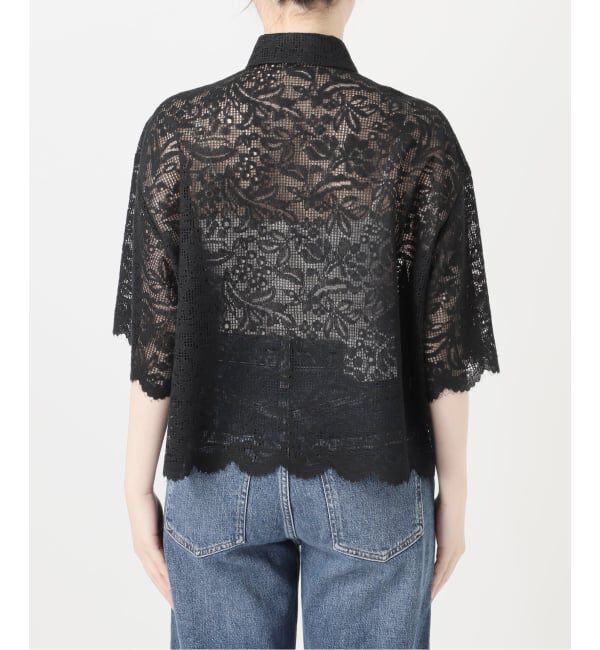 journal standard L'essage「オーガニックコットンMIXレースシャツ」|シャツ・ブラウス|