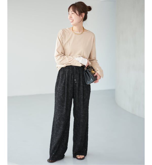 Spick and Span「《WEB限定》シアージャガードイージーパンツ」|その他|
