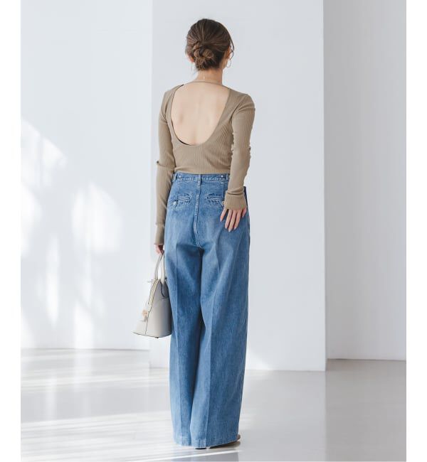 NOBLE「《NOBLE別注》SERGE/サージ W SIDE ZIP PANTS」|デニム|