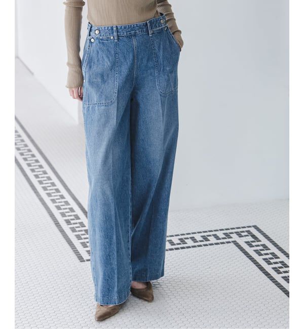 NOBLE「《NOBLE別注》SERGE/サージ W SIDE ZIP PANTS」|デニム|