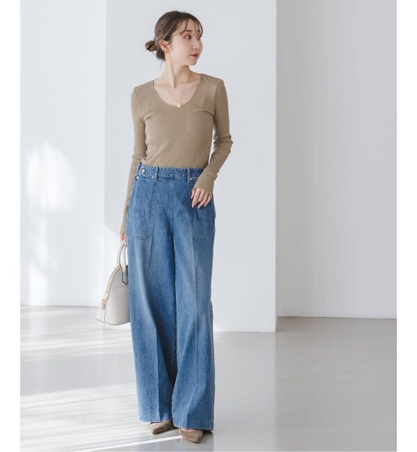 NOBLE「《NOBLE別注》SERGE/サージ W SIDE ZIP PANTS」|デニム|