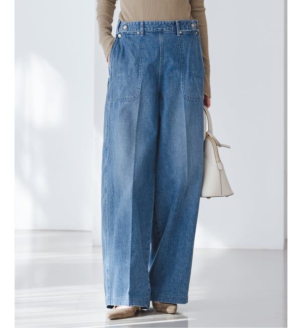 NOBLE「《NOBLE別注》SERGE/サージ W SIDE ZIP PANTS」|デニム|