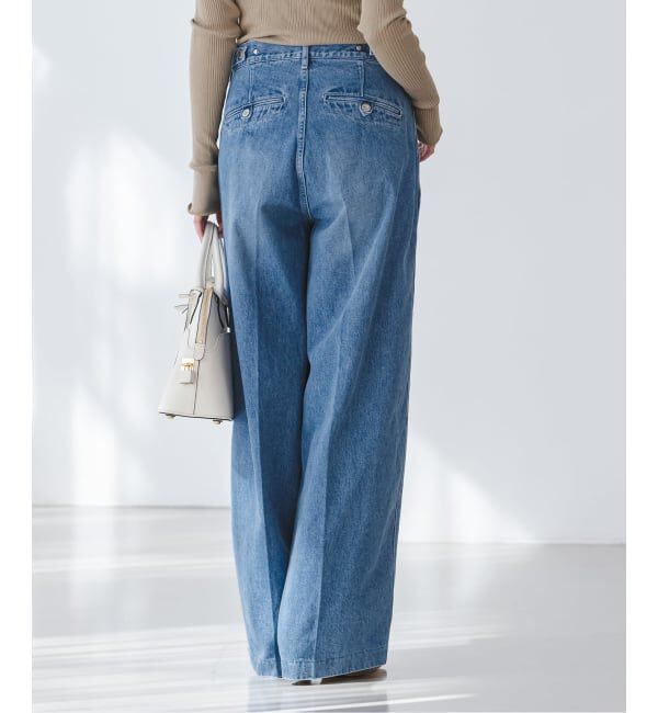 NOBLE「《NOBLE別注》SERGE/サージ W SIDE ZIP PANTS」|デニム|