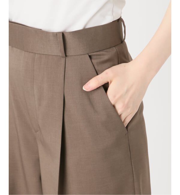 NOBLE「《追加・セットアップ対応》エステルツイルストレッチスラックスパンツ」|スラックス|