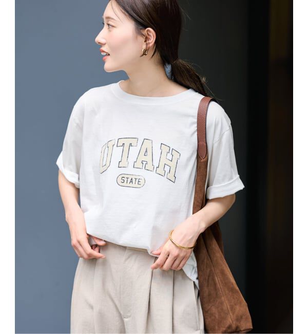 FRAMeWORK「≪予約≫ピグメント PRINT TEE」|Tシャツ・カットソー|