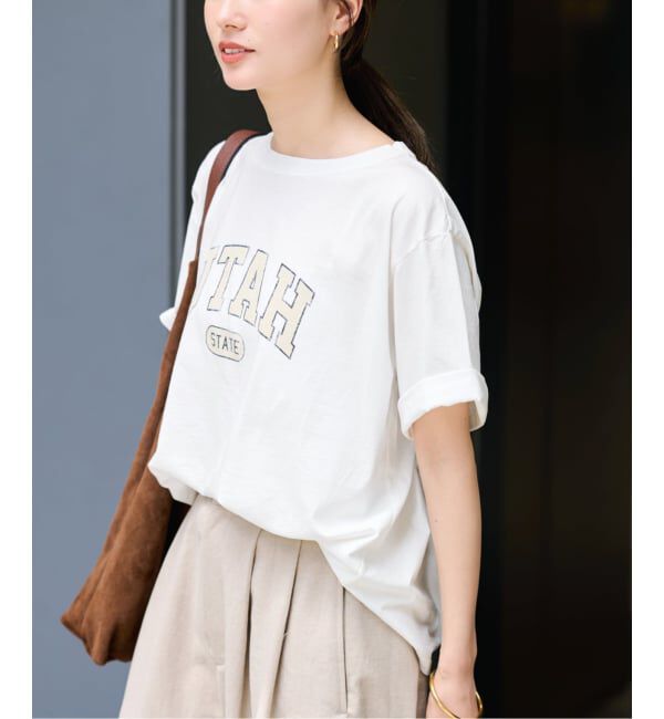 FRAMeWORK「≪予約≫ピグメント PRINT TEE」|Tシャツ・カットソー|