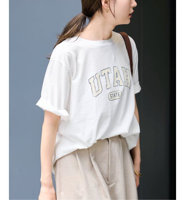 FRAMeWORK「≪予約≫ピグメント PRINT TEE」|Tシャツ・カットソー|