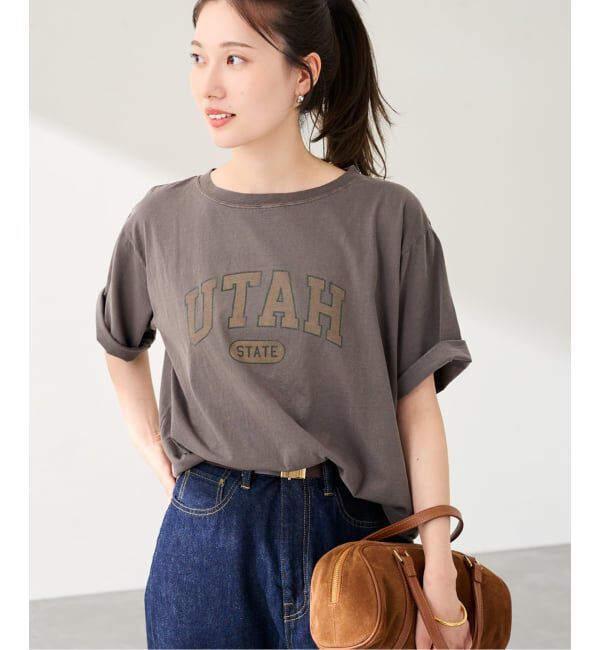 FRAMeWORK「≪予約≫ピグメント PRINT TEE」|Tシャツ・カットソー|