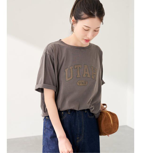 FRAMeWORK「≪予約≫ピグメント PRINT TEE」|Tシャツ・カットソー|