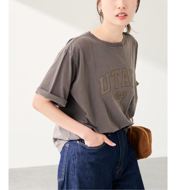 FRAMeWORK「≪予約≫ピグメント PRINT TEE」|Tシャツ・カットソー|