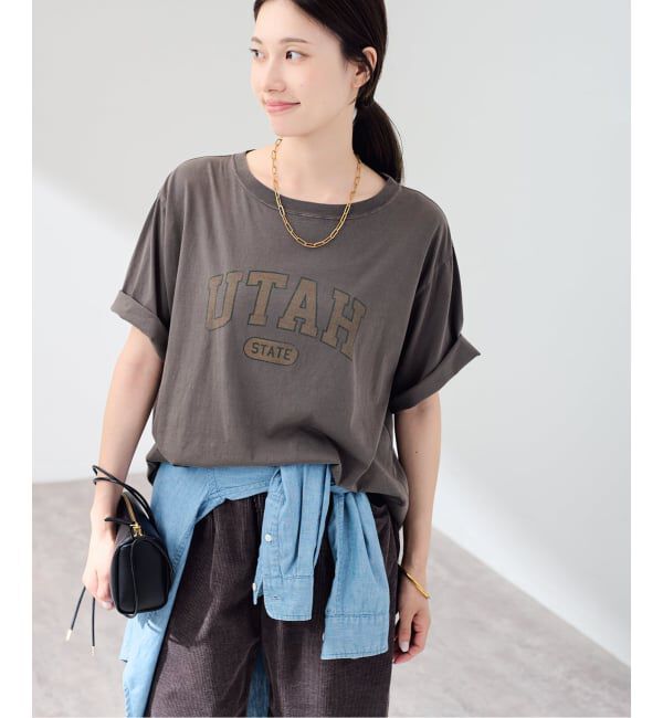 FRAMeWORK「≪予約≫ピグメント PRINT TEE」|Tシャツ・カットソー|