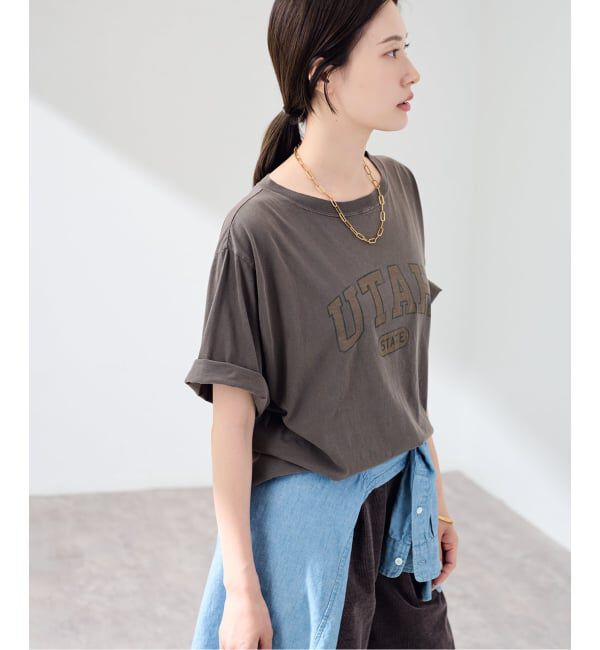 FRAMeWORK「≪予約≫ピグメント PRINT TEE」|Tシャツ・カットソー|