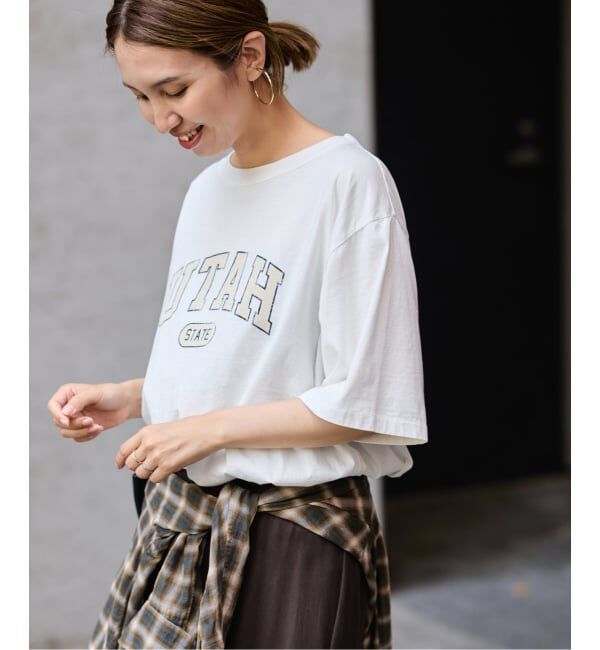 FRAMeWORK「≪予約≫ピグメント PRINT TEE」|Tシャツ・カットソー|