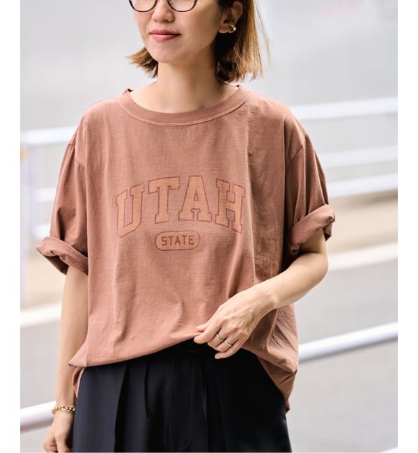 FRAMeWORK「≪予約≫ピグメント PRINT TEE」|Tシャツ・カットソー|