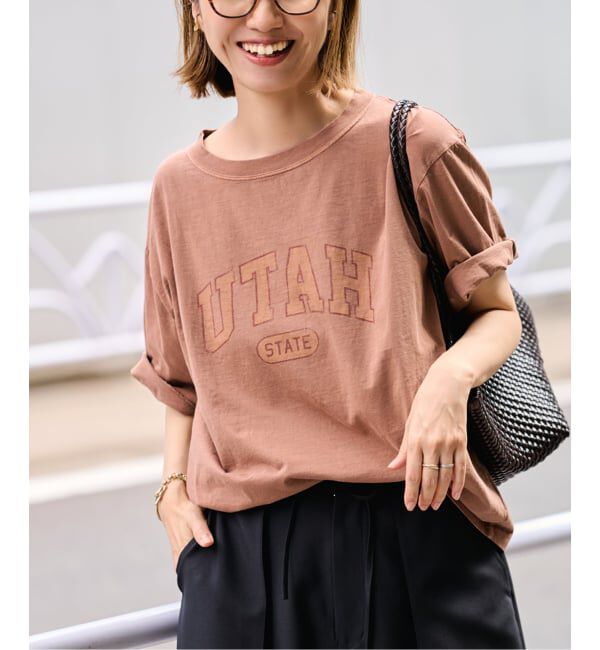 FRAMeWORK「≪予約≫ピグメント PRINT TEE」|Tシャツ・カットソー|